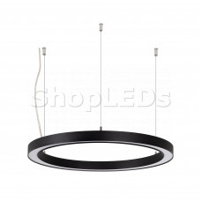 Светильник SP-CIRCLE-HANG-O3535-D1000-60W Warm3000 (RAL9005, 120 deg, 230V) IP40 LED (Arlight, Алюминий)