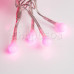 Гирлянда "Мишура LED" 3 м 288 диодов, цвет розовый, SL303-607