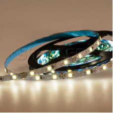 LED лента 12 В, 6 мм, S-образная плата, IP65 (напыление силикона), SMD 2835, 60 LED/m, цвет свечения белый (6000 К) 